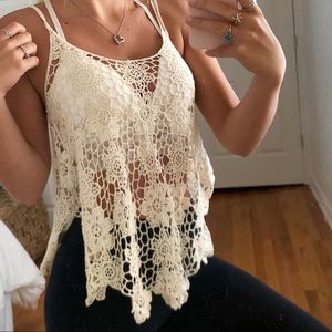cute crotchet tank